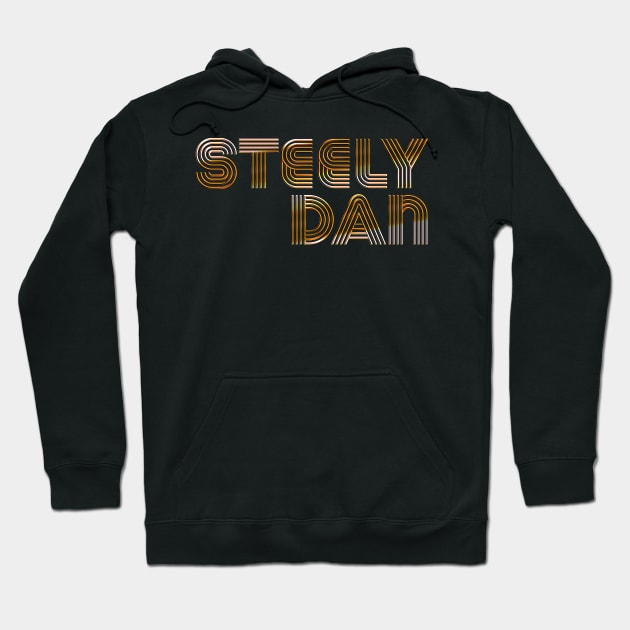 Steely Dan /// Retro Typography Design Hoodie by DankFutura